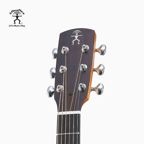 aNueNue Music Travel Love Bob Full Guitar Maple Headplate with aNueNue Logo