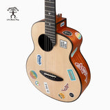 aNueNue Clint Travel Size Guitar Mahogany Back and Sides – Satin Finish