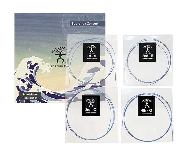aNueNue Blue Moon Soprano/Concert Ukulele Strings