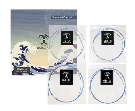 aNueNue Blue Moon Soprano/Concert Ukulele Strings
