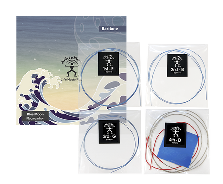 aNueNue Blue Moon Baritone Ukulele Strings