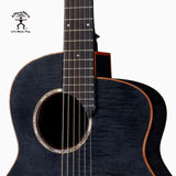 aNueNue L77E Thin Body Acoustic Electric Guitar Ebony Fretboard with Mother of Pearl Inlays