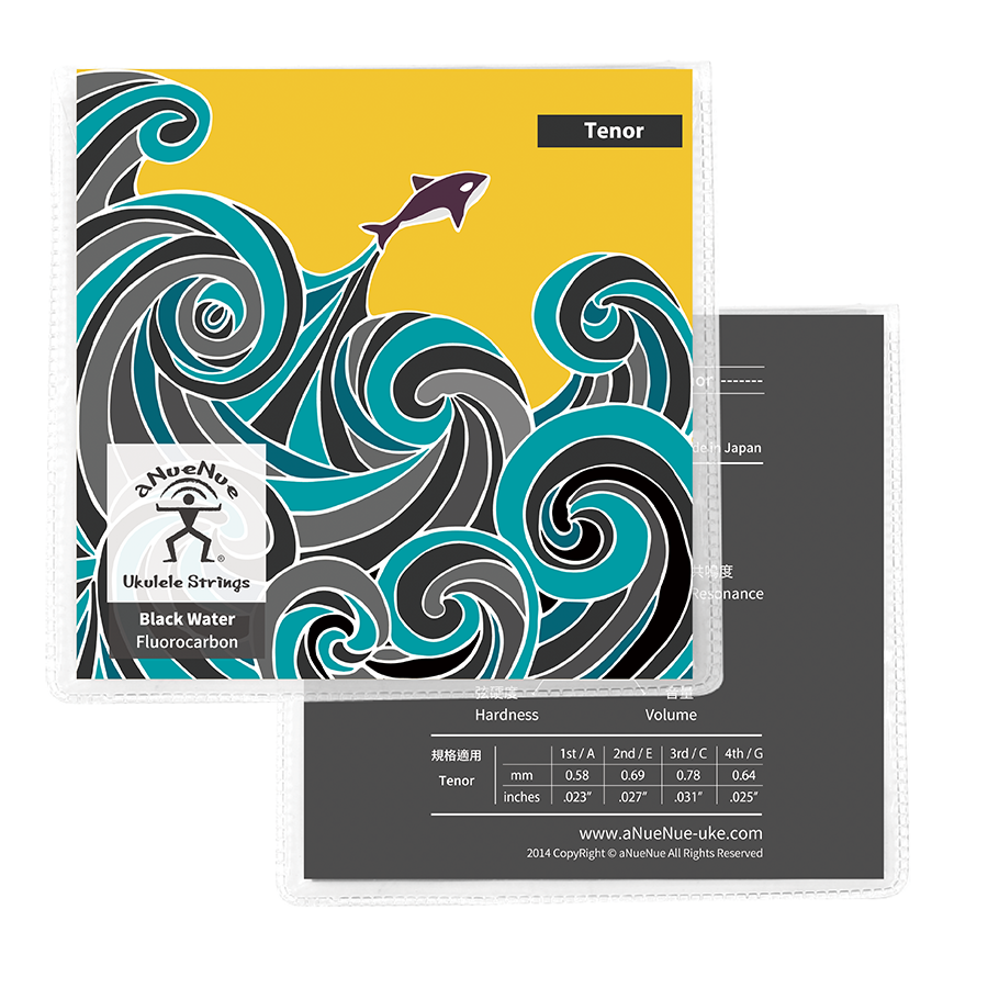 aNueNue Black Water Ukulele Tenor Strings