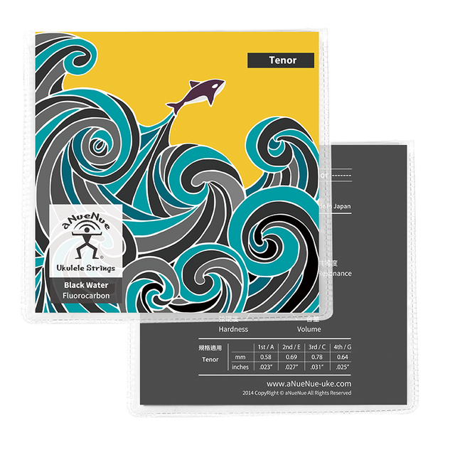 aNueNue Black Water Ukulele Tenor Strings