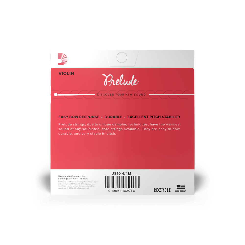 D'Addario Prelude Violin String Set