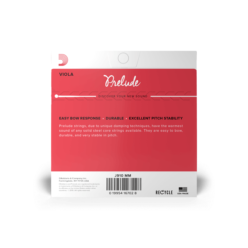 D'Addario Prelude Viola String Set