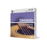 D'Addario EJ26 | Phosphor Bronze Acoustic Guitar Strings 11-52