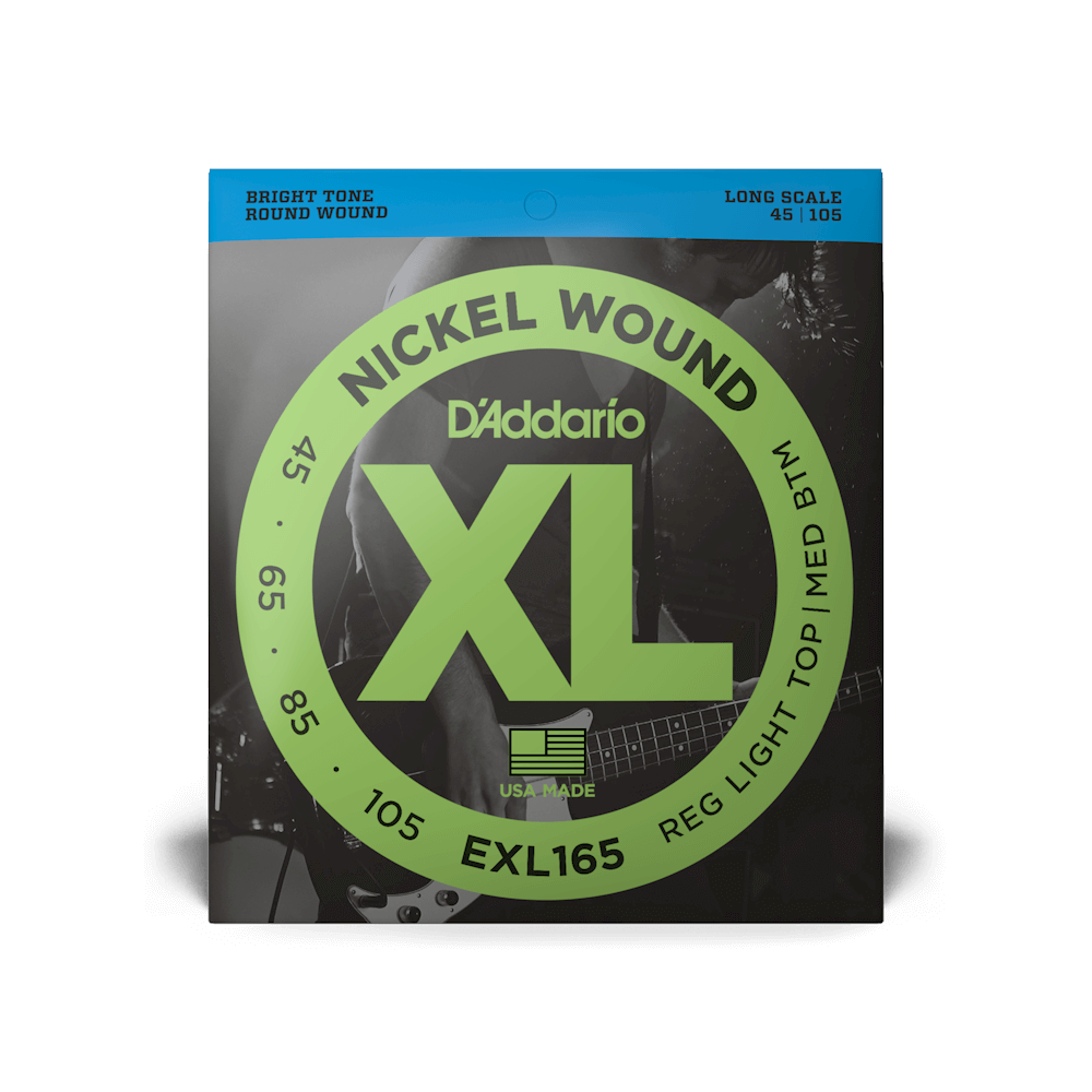 D'Addario EXL165 | XL Electric Bass Guitar Strings 45-105