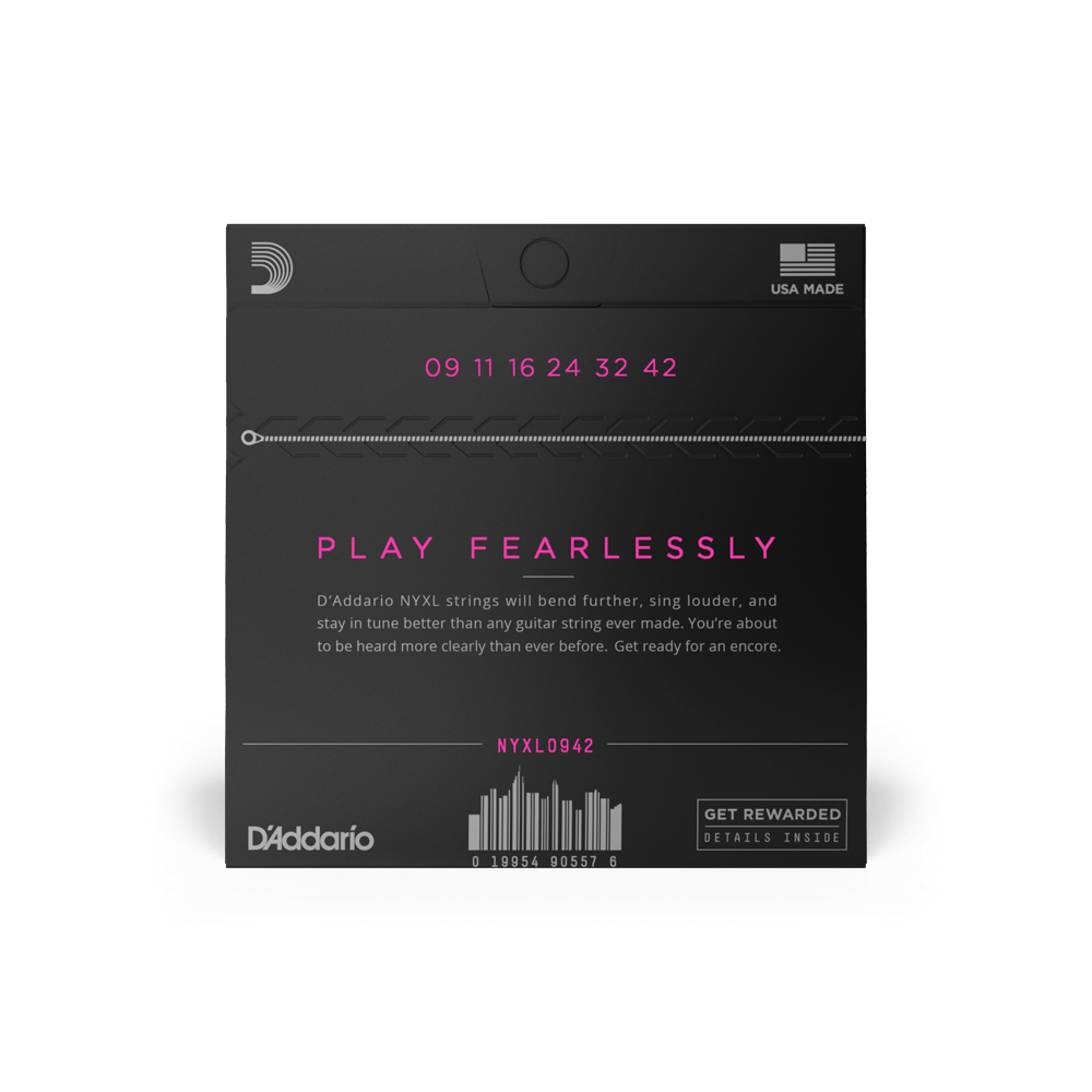 D'Addario NYXL0942 | NYXL Electric Guitar Strings 9-42