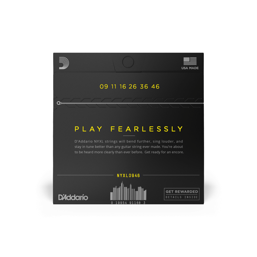 D'Addario NYXL0946 | NYXL Electric Guitar Strings 9-46