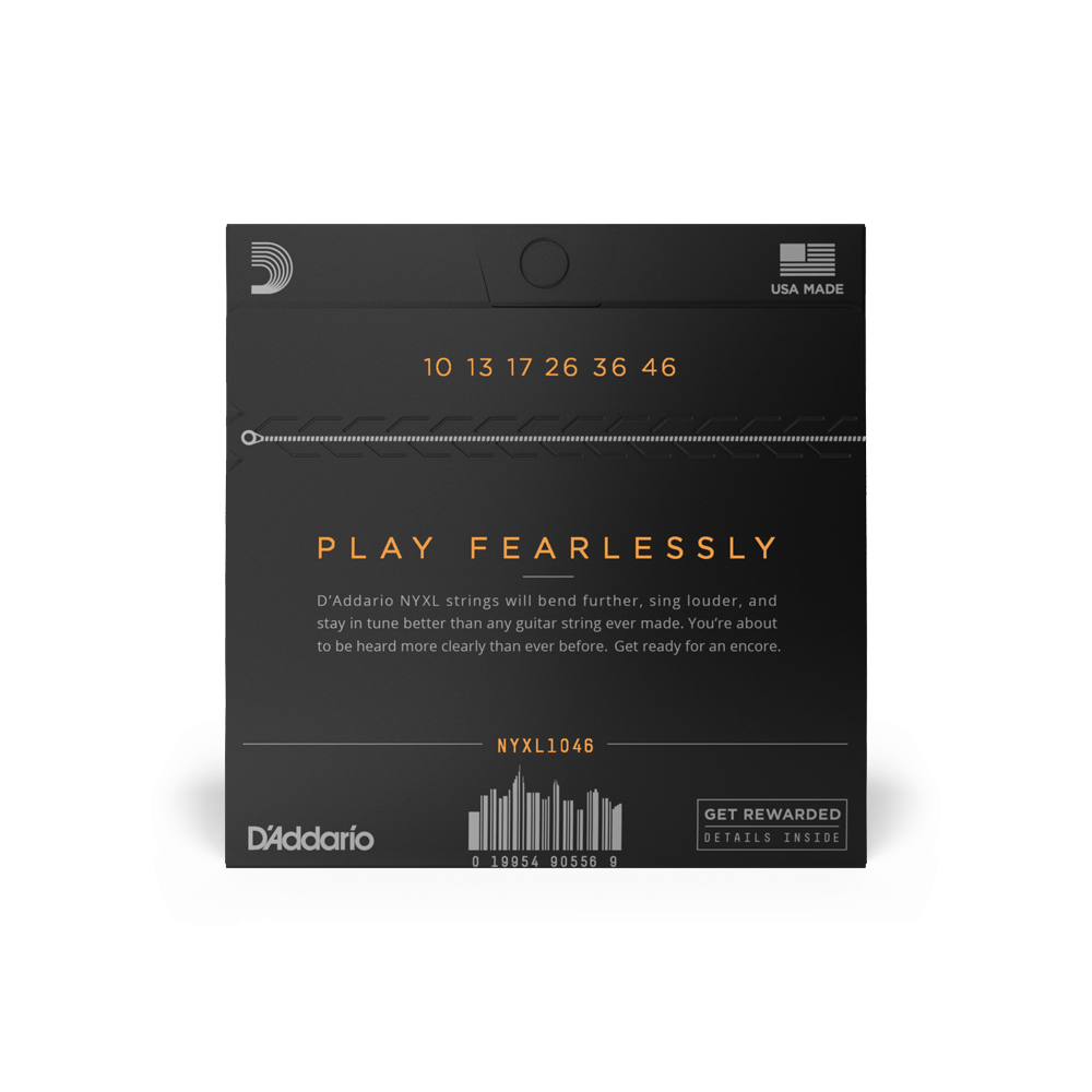 D'Addario NYXL1046 | NYXL Electric Guitar Strings 10-46
