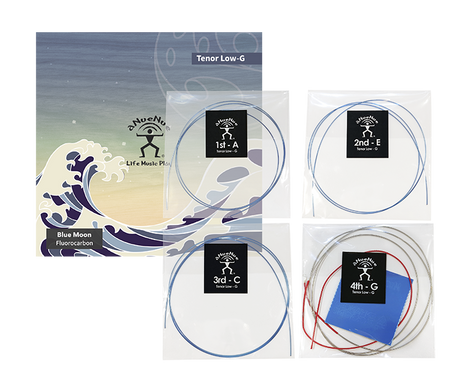 aNueNue Blue Moon Tenor Low-G Ukulele Strings